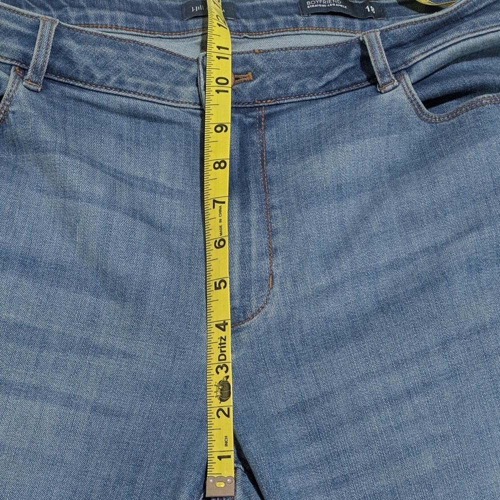 J. Jill Boyfriend Straight Leg Ankle Jeans - Picture 9 of 11